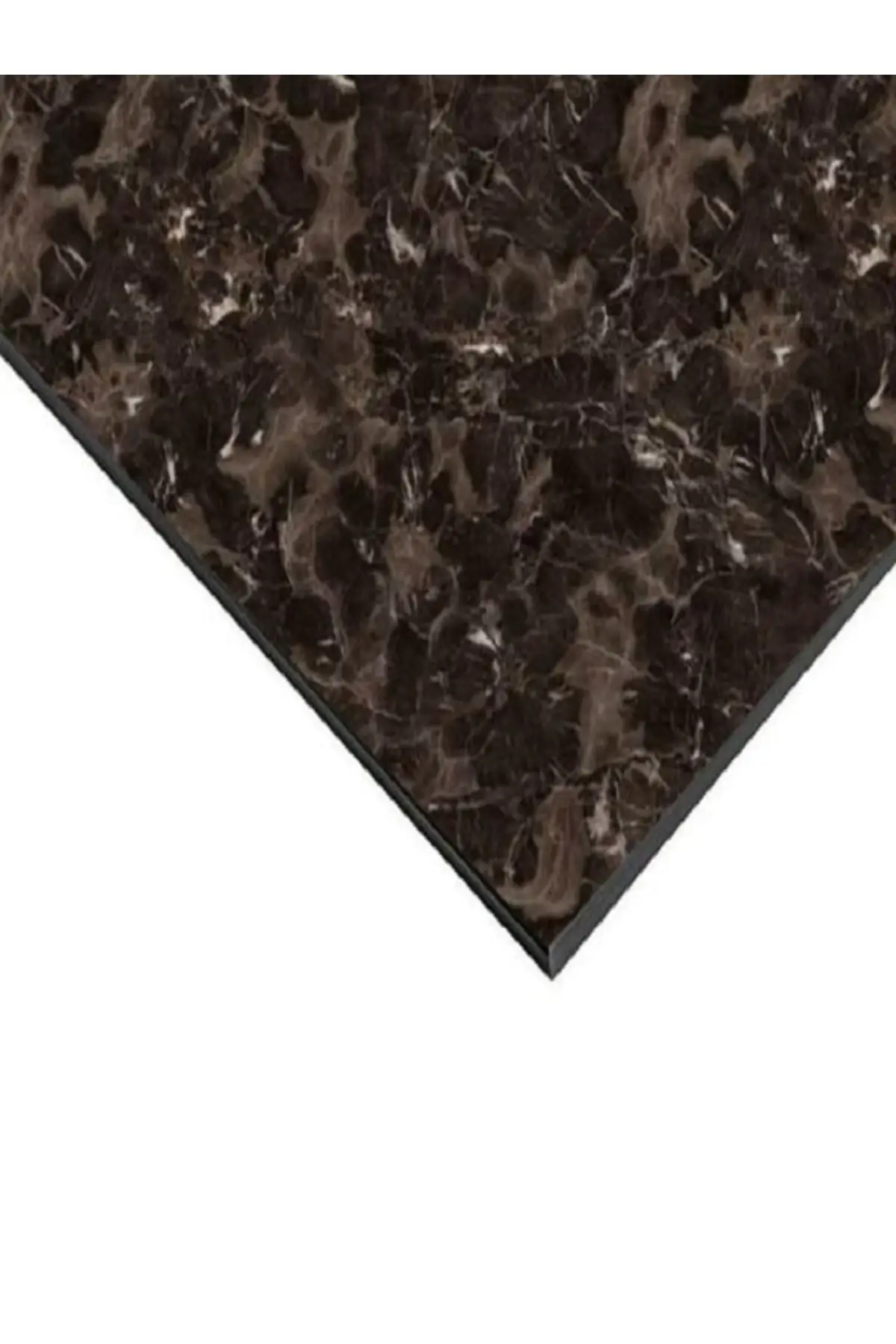 Compact Masa Tablası 90q Yuvarlak - Kahverengi