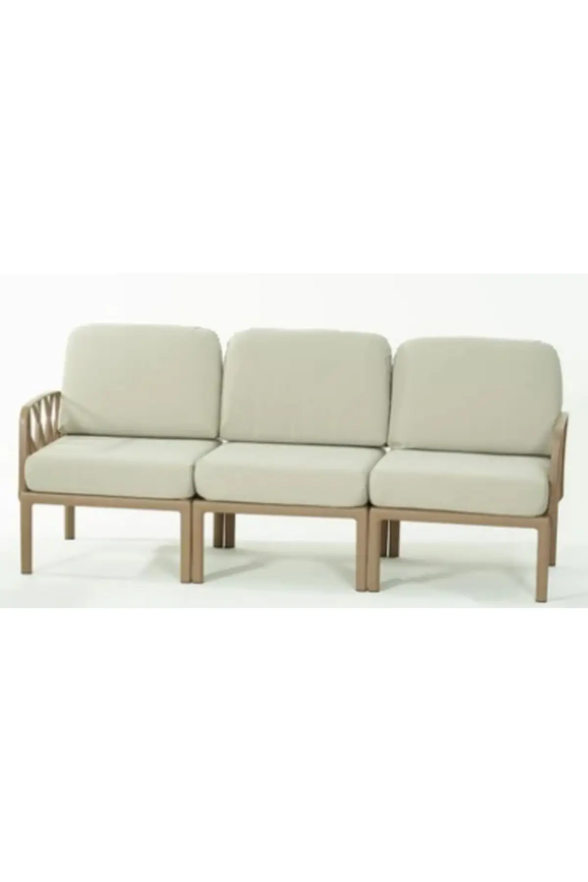 Garda Sofa 3'lü Koltuk Bej Minderli