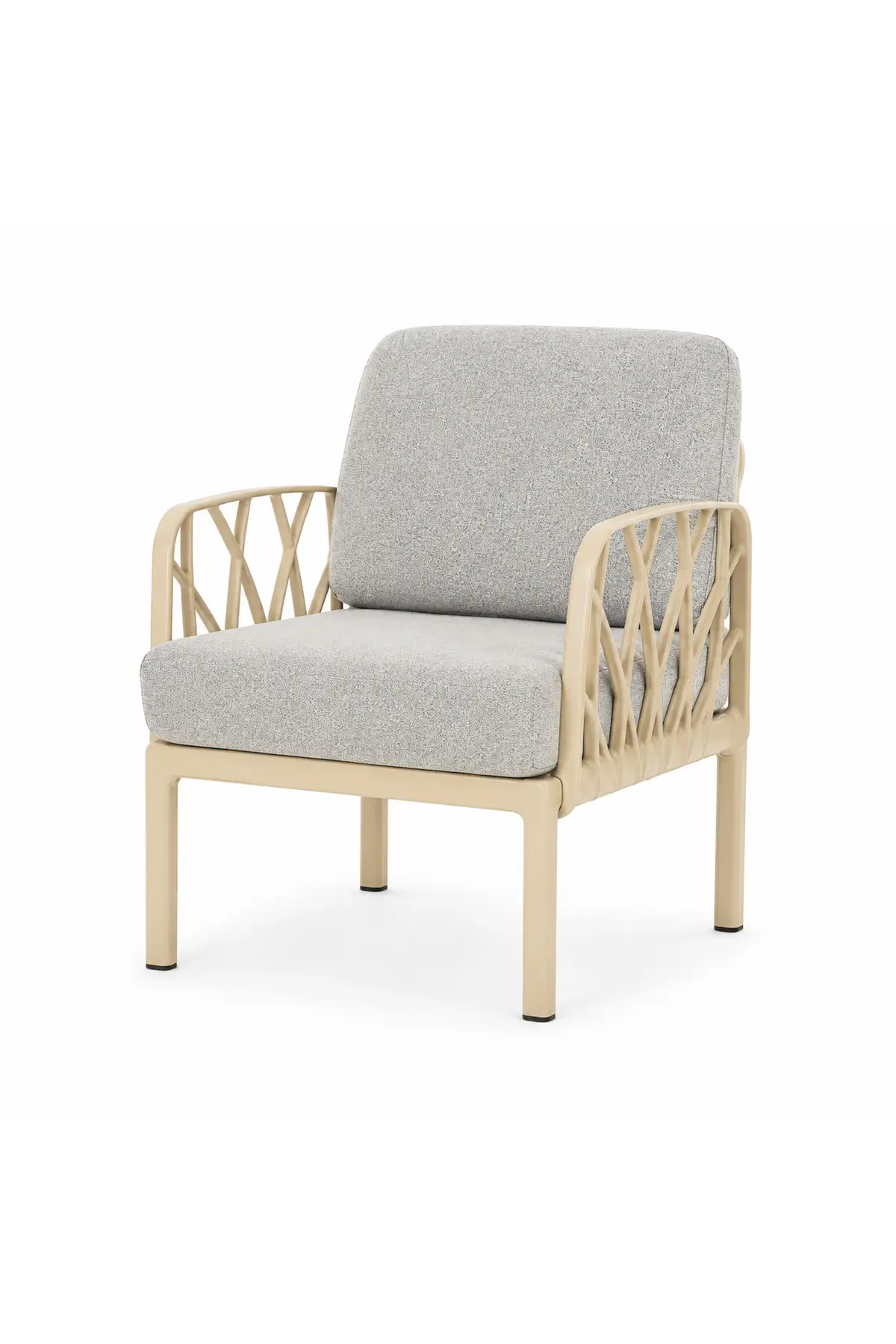 Garda Sofa Koltuk Tekli-Gri Minderli - Cappuccino