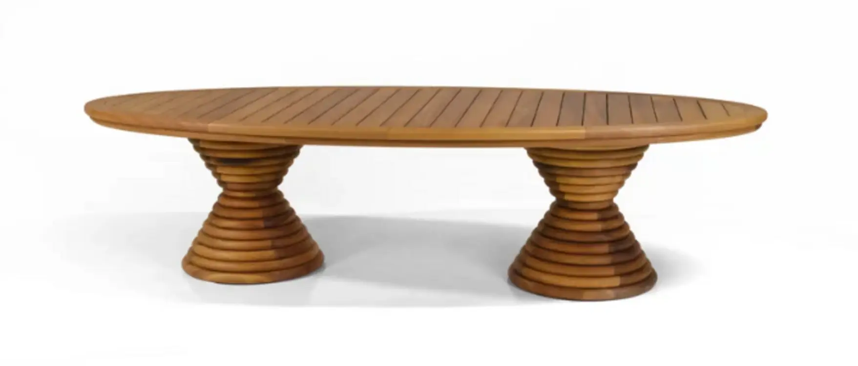 Harmony 300 cm Masif İroko Ahşap Yemek Masası