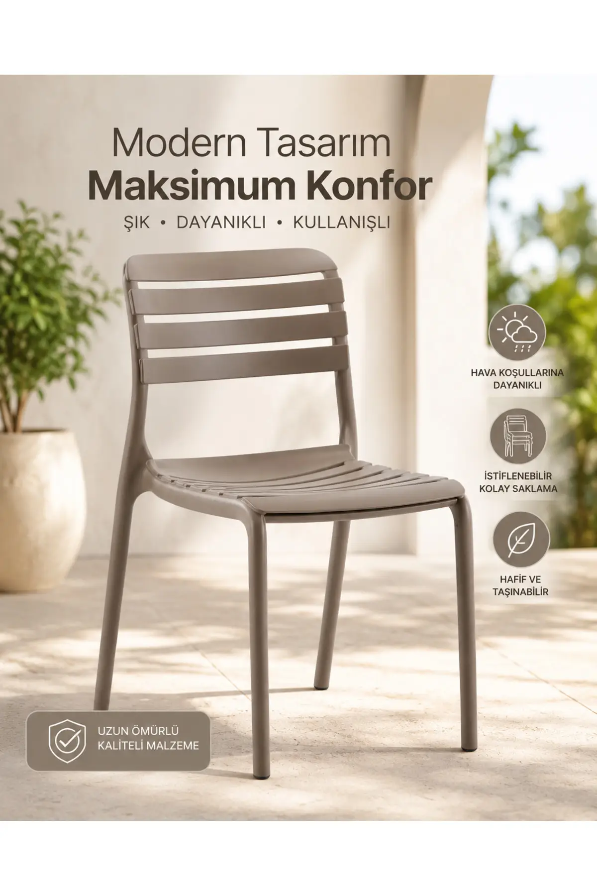 Not Sandalye 4'lü Paket