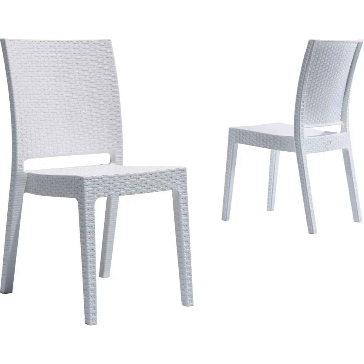 Garden Nice Rattan Sandalye- Beyaz