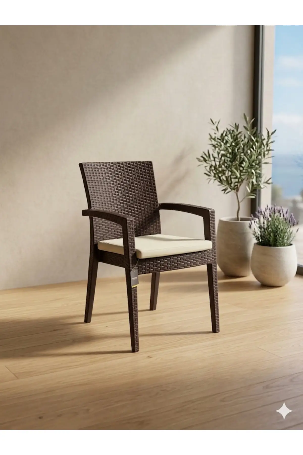 Paris Rattan Koltuk MİNDERLİ 4'lü Paket