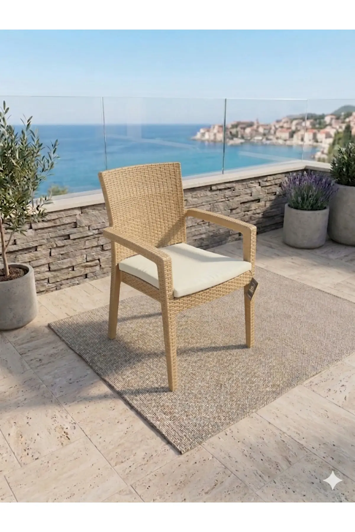 Paris Rattan Koltuk MİNDERLİ 4'lü Paket